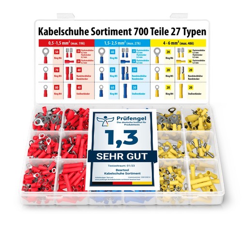 Kabelschuhe set 700 - teile, 27