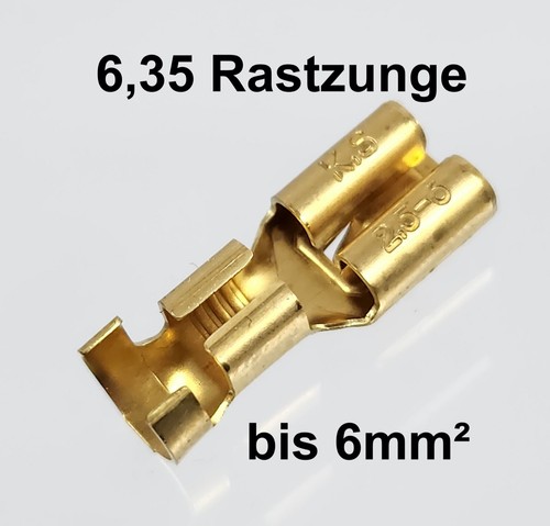 25x flachstecker - 6,3,