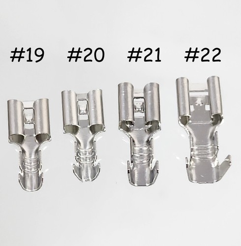 25x kabelschuhe flachstecker - 25x,