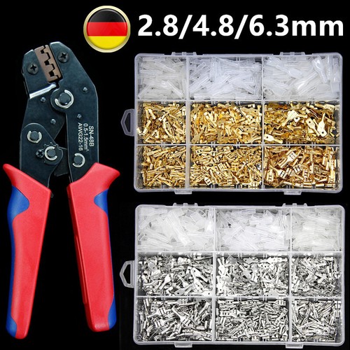 900 tlg flachstecker set - 900-tlg,
