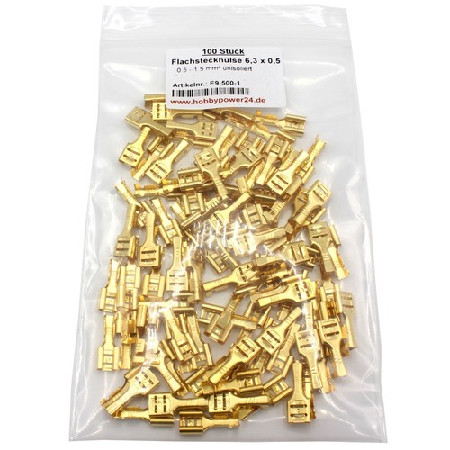 100 kabelschuhe kabelstecker - 100,