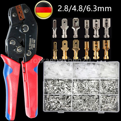 900 tlg flachstecker set - 900-tlg,