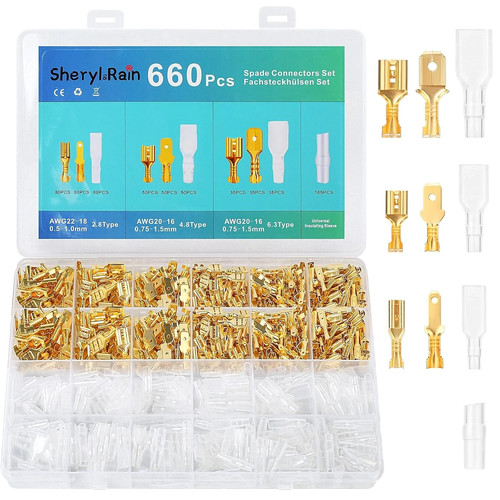 660 stück kabelschuhe set - stück,